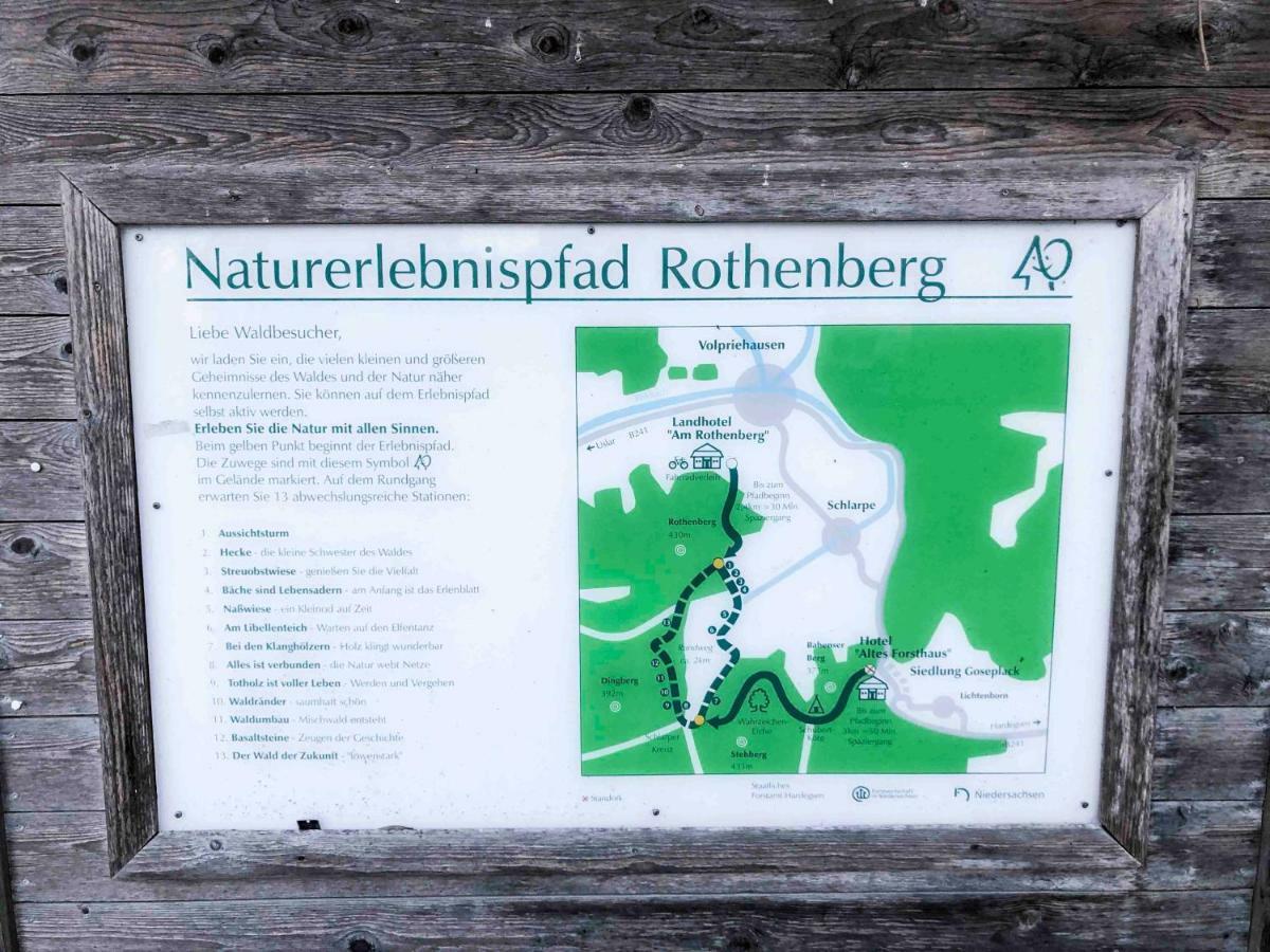 Altes Forsthaus Goseplack Hotel Hardegsen Eksteriør billede